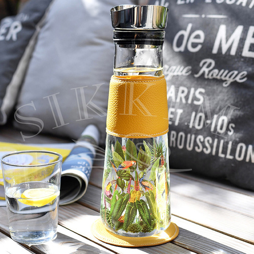 Karafka Szklana JM z zaparzaczem `Rainforest` 1250ml